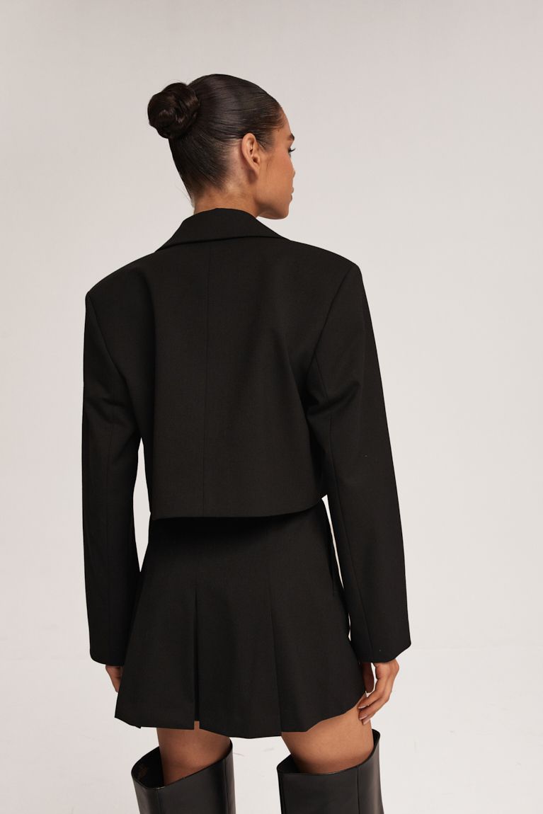 Жакет short чорний