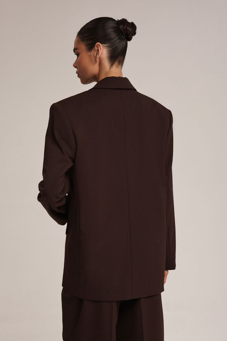 Жакет Oversize 2024 шоколад