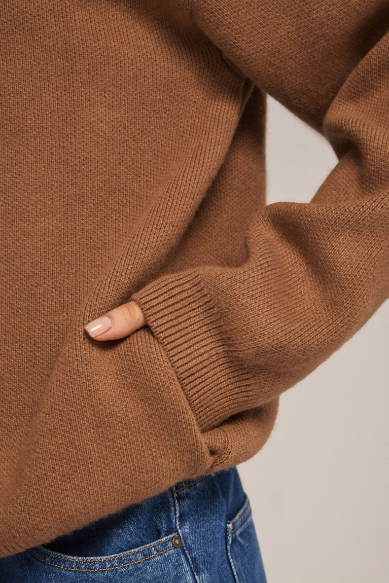 Кардиган в'язаний oversize кемел