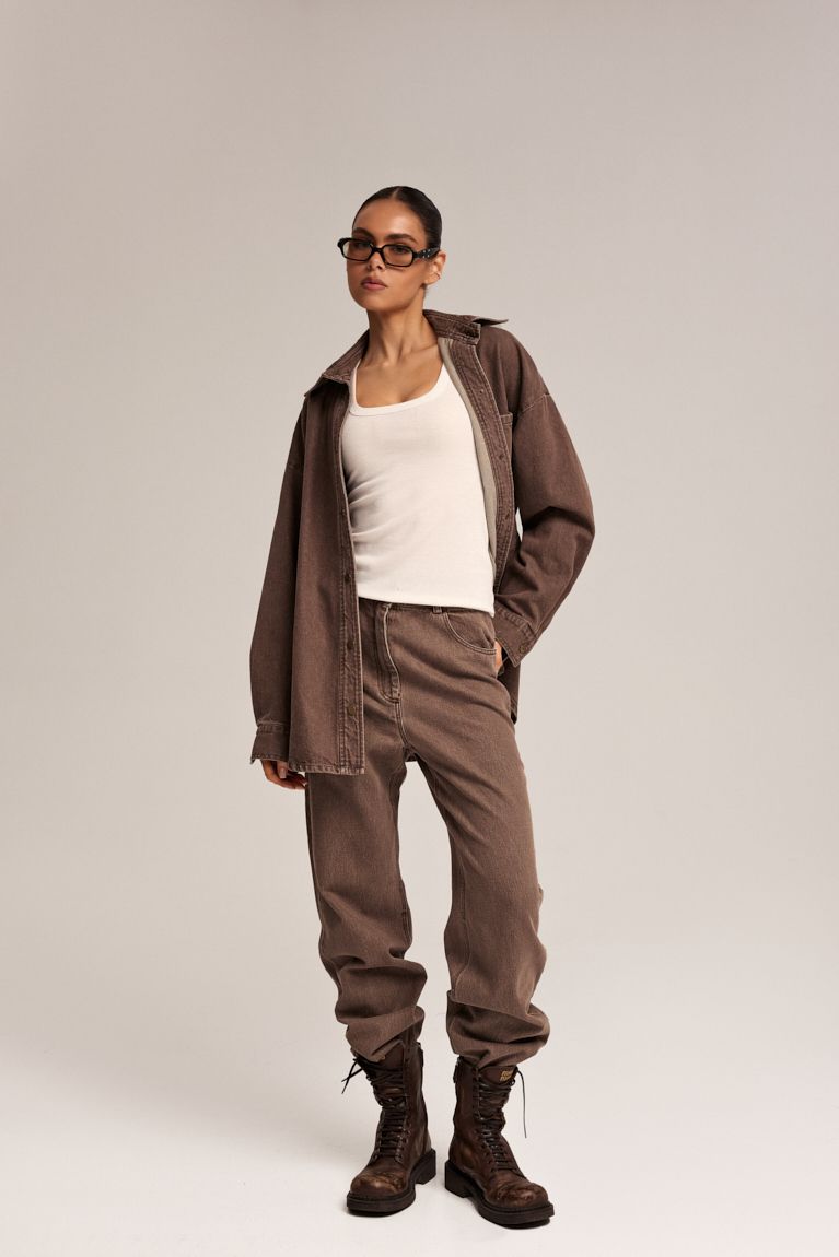 Джинси Avril коричневі