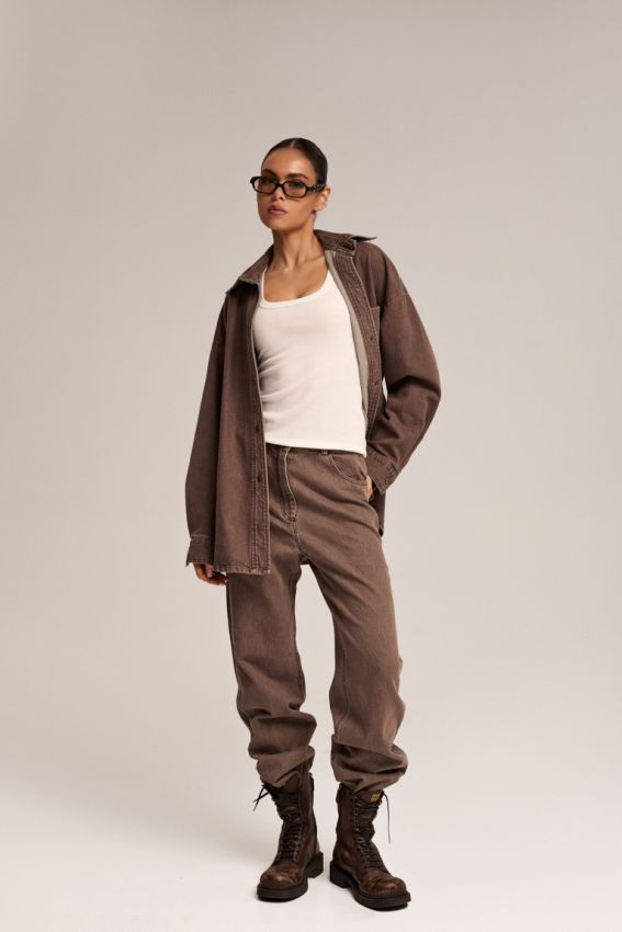 Джинси Avril коричневі