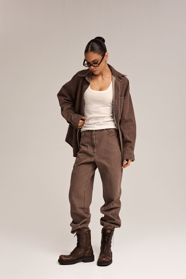 Джинси Avril коричневі