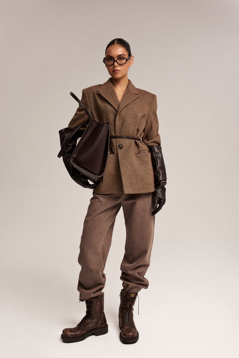 Жакет з налокітниками