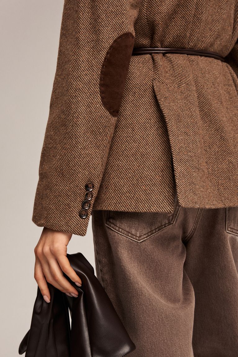 Жакет з налокітниками