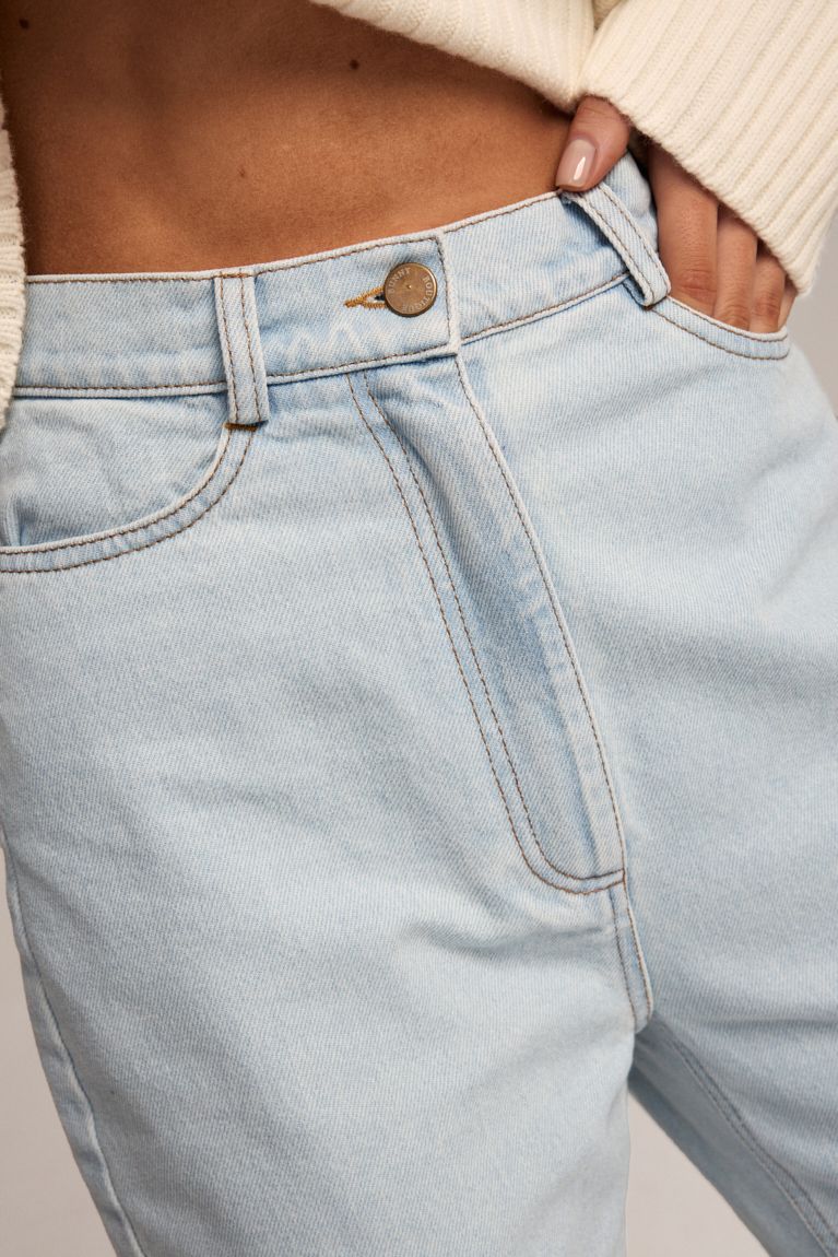 Джинси завужені блакитні