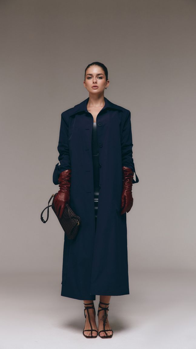 Плащ Erythrina синій