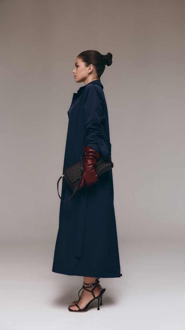 Плащ Erythrina синій