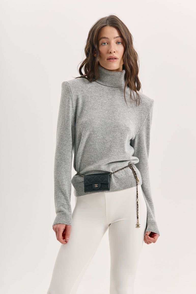 Гольф вовна сірий