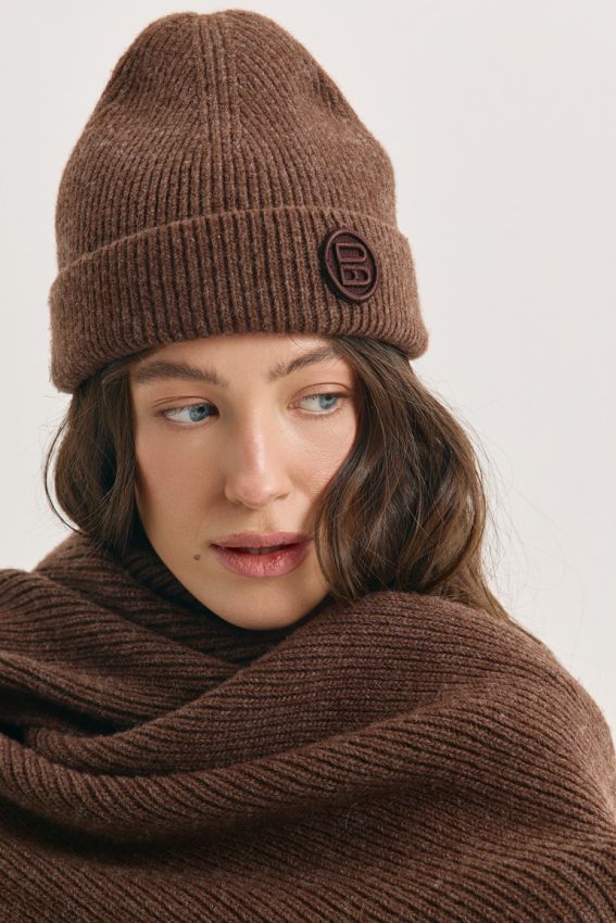 Шарф вовна шоколад