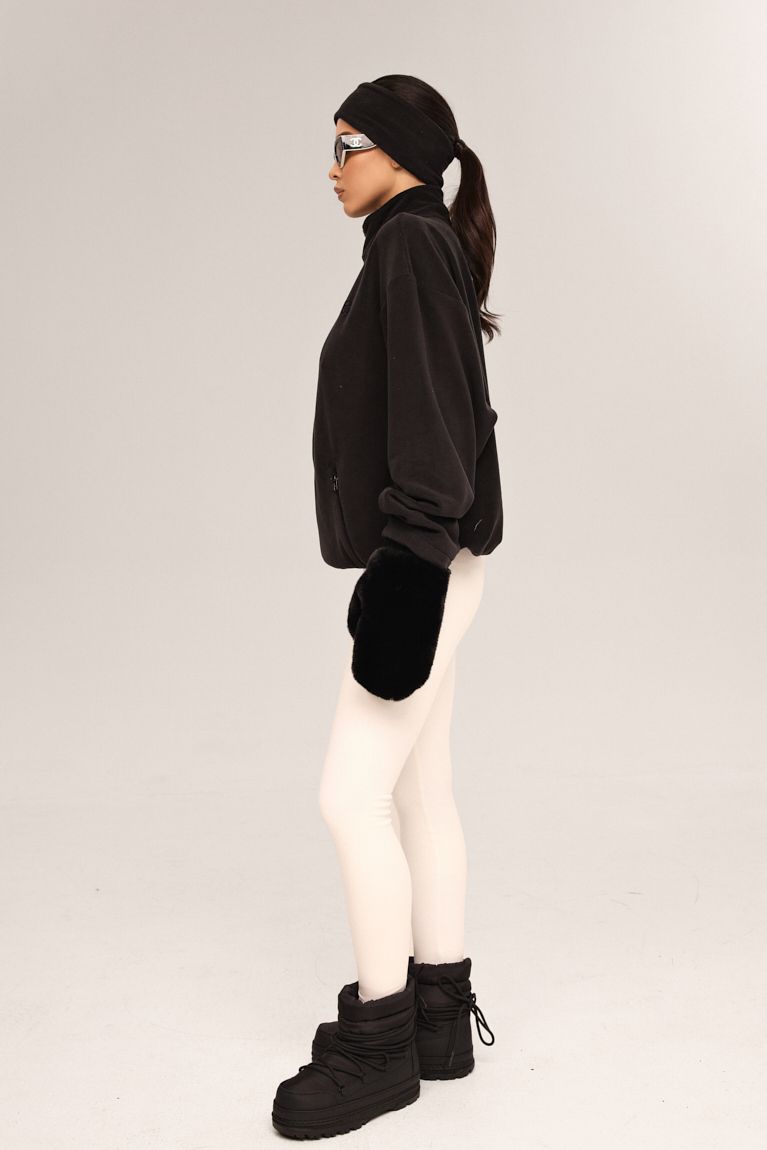 Кофта double фліс чорна