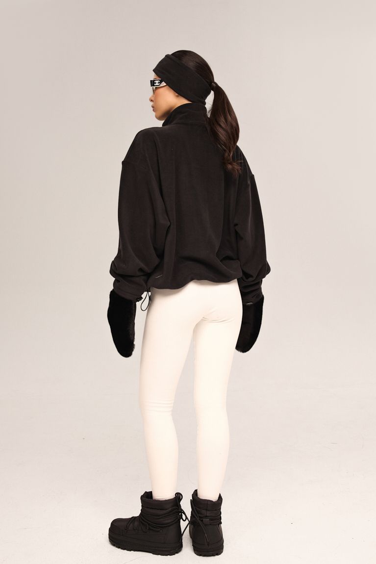 Кофта double фліс чорна