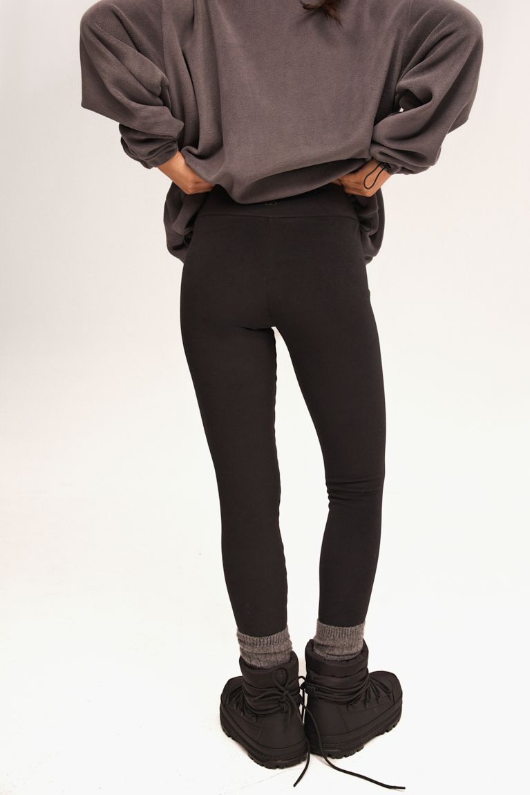 Лосини фліс чорні