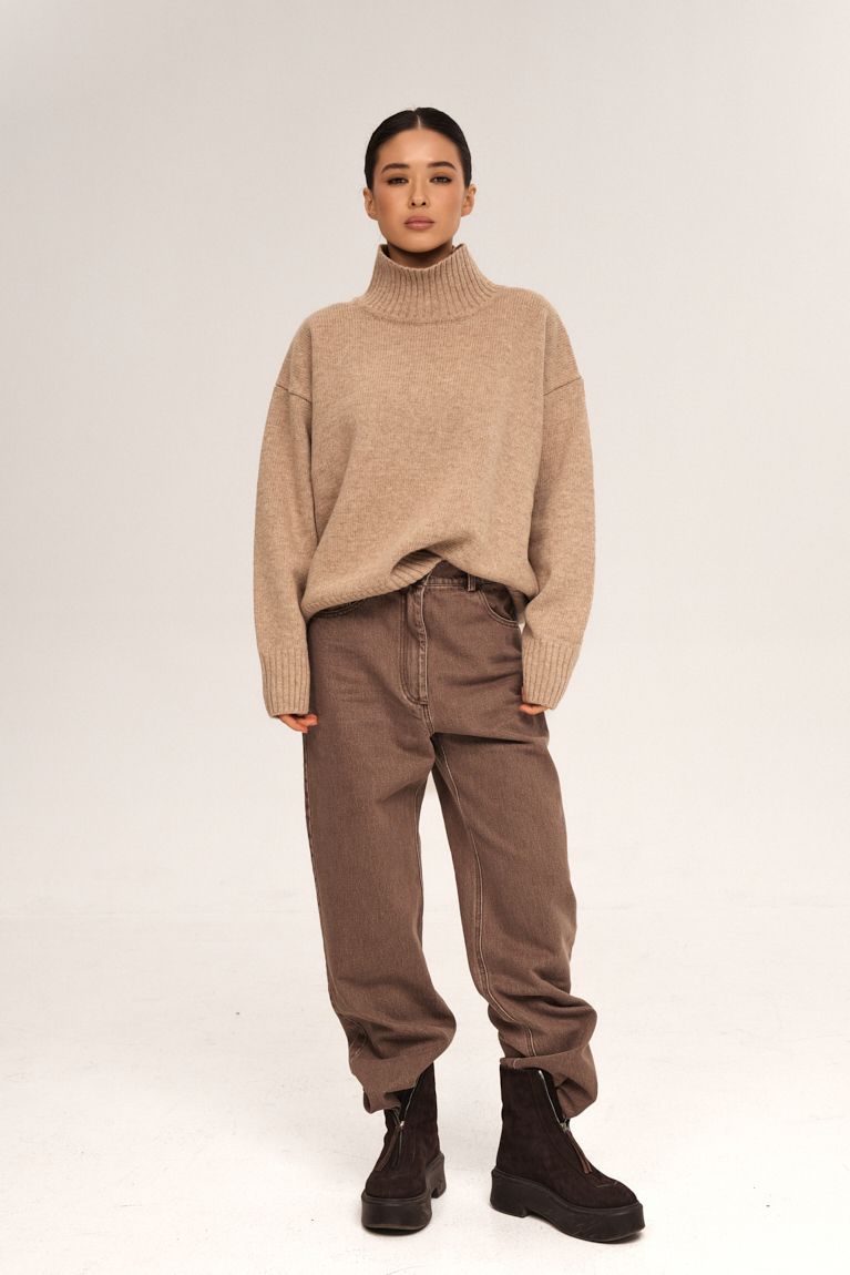 Светр вовна мокко