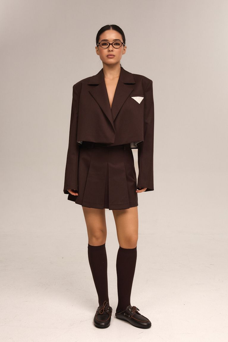 Спідниця short 2024 шоколад