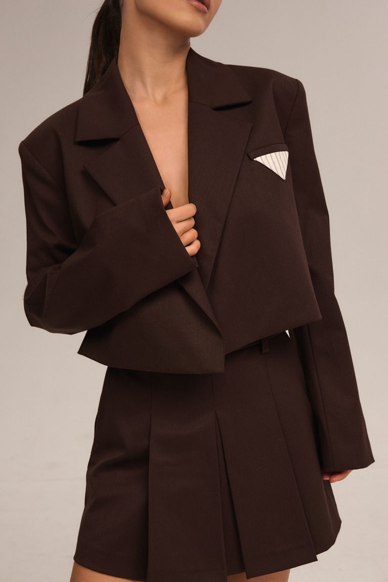 Спідниця short 2024 шоколад