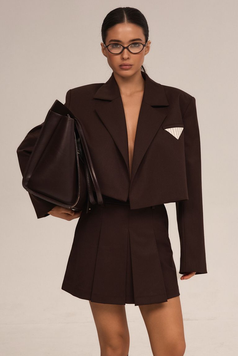 Спідниця short 2024 шоколад