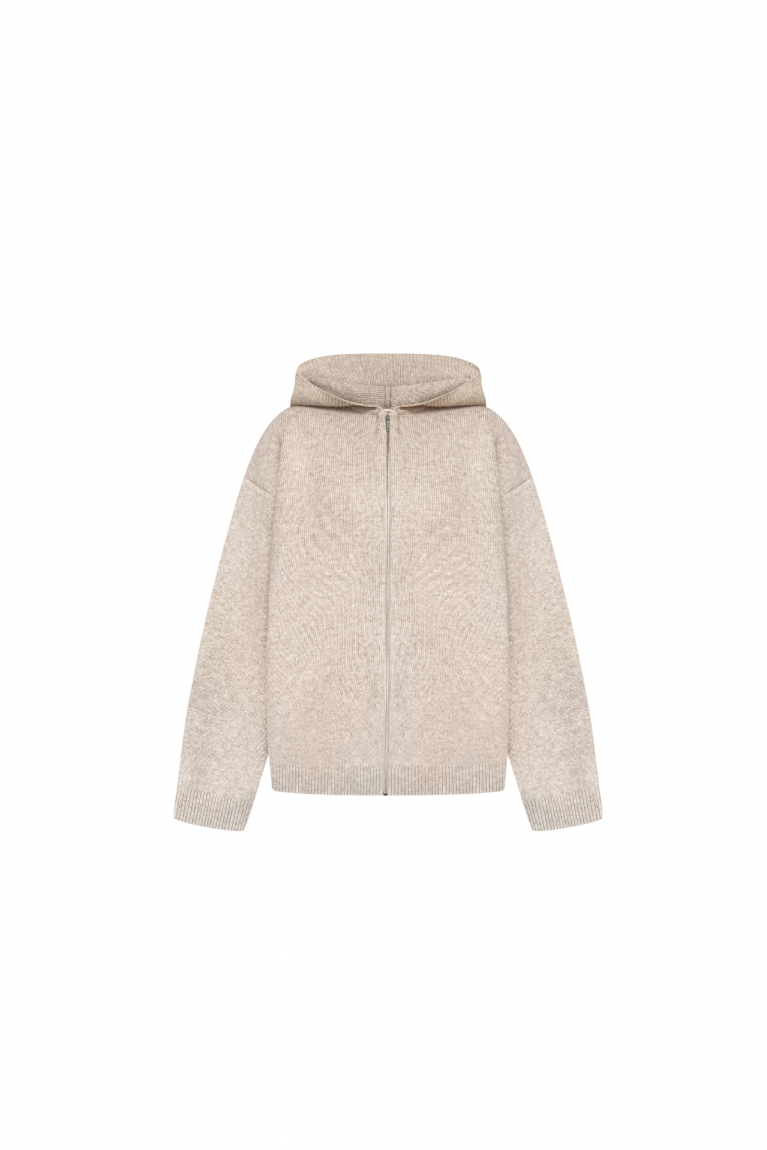 Кардиган в'язаний oversize беж