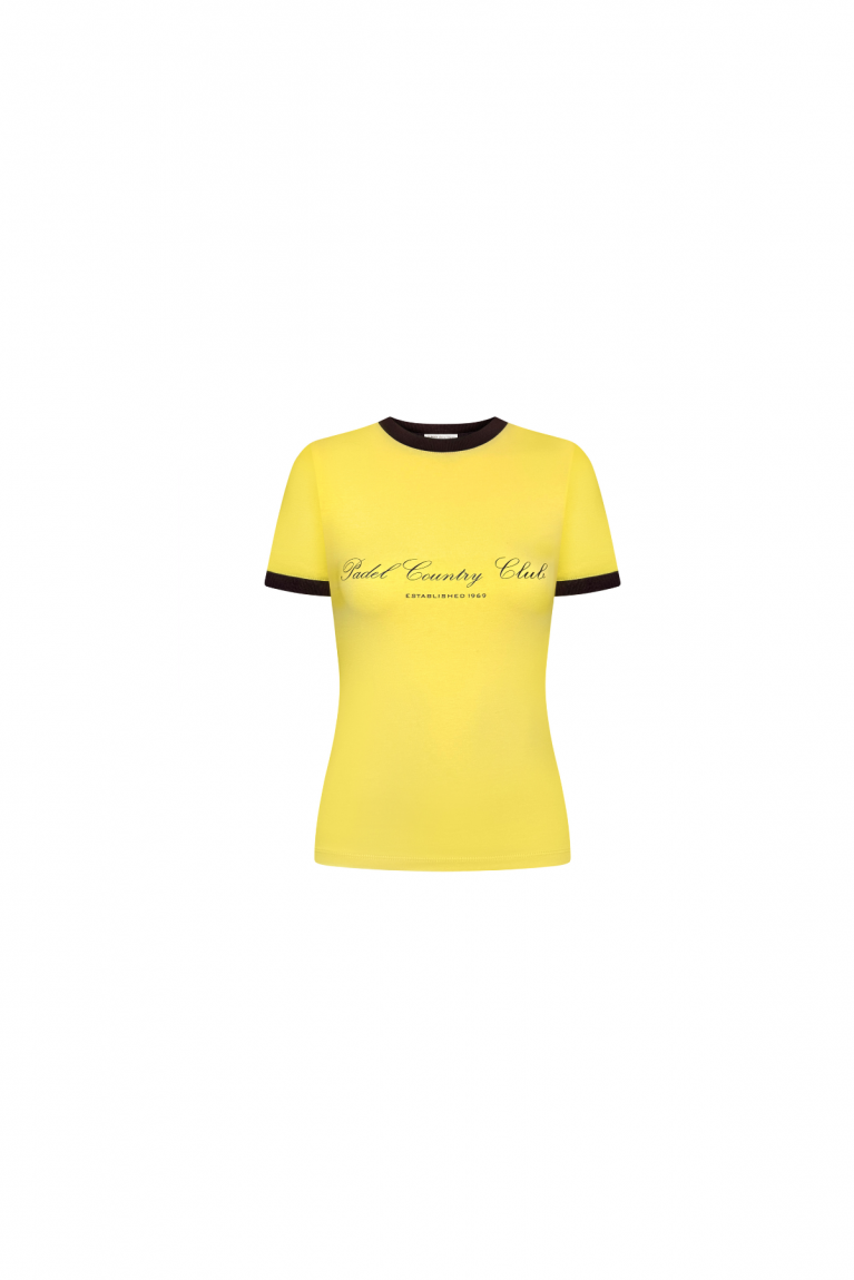 Футболка PADEL жовта