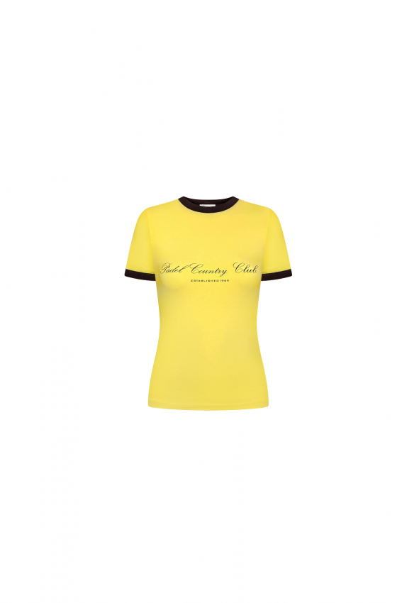 Футболка PADEL жовта