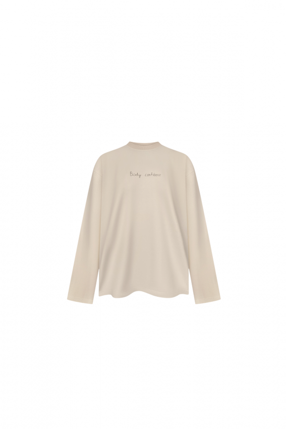 Лонгслів BODY CONFIDENCE беж