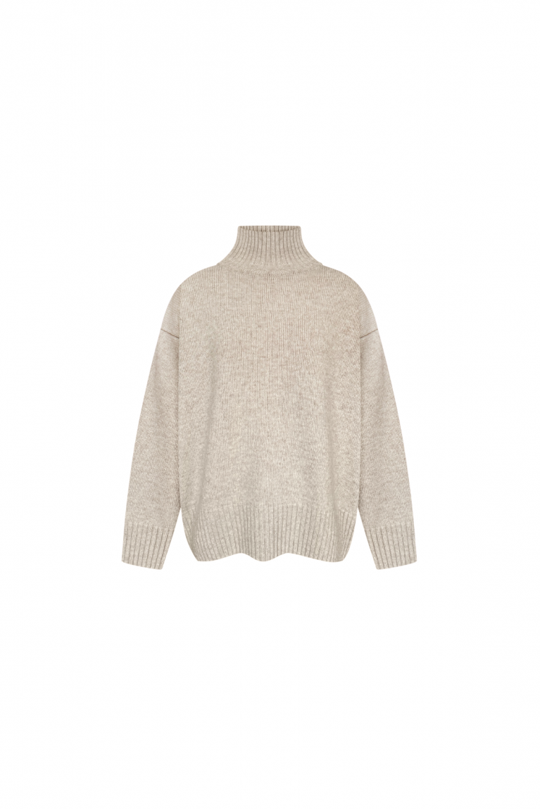 Светр вовна бежевий