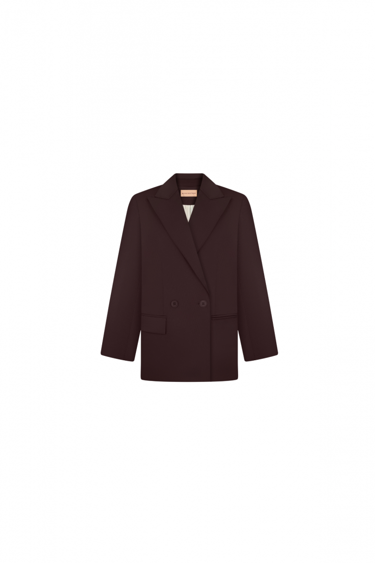 Жакет Oversize 2024 шоколад