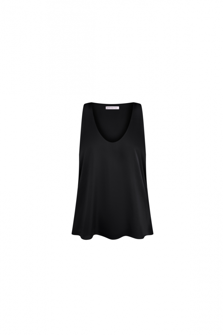 Майка double чорна