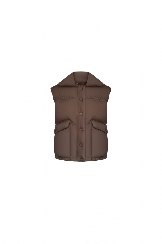 Жилет дутий на блискавці