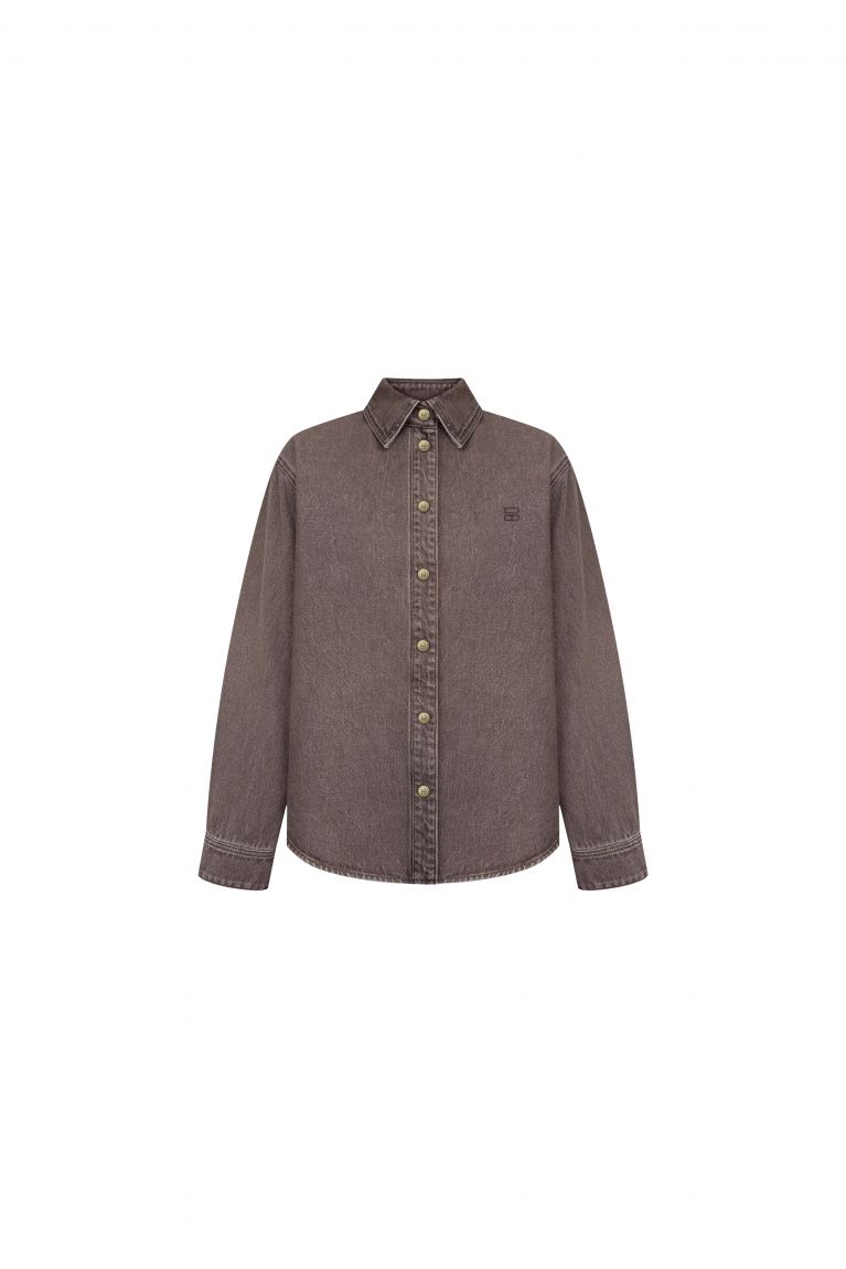 Сорочка Avril коричнева