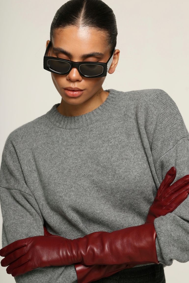 Кофта в'язана oversize сіра