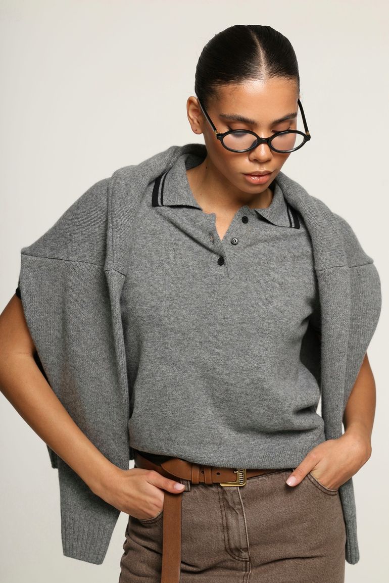 Поло вовна на гудзиках