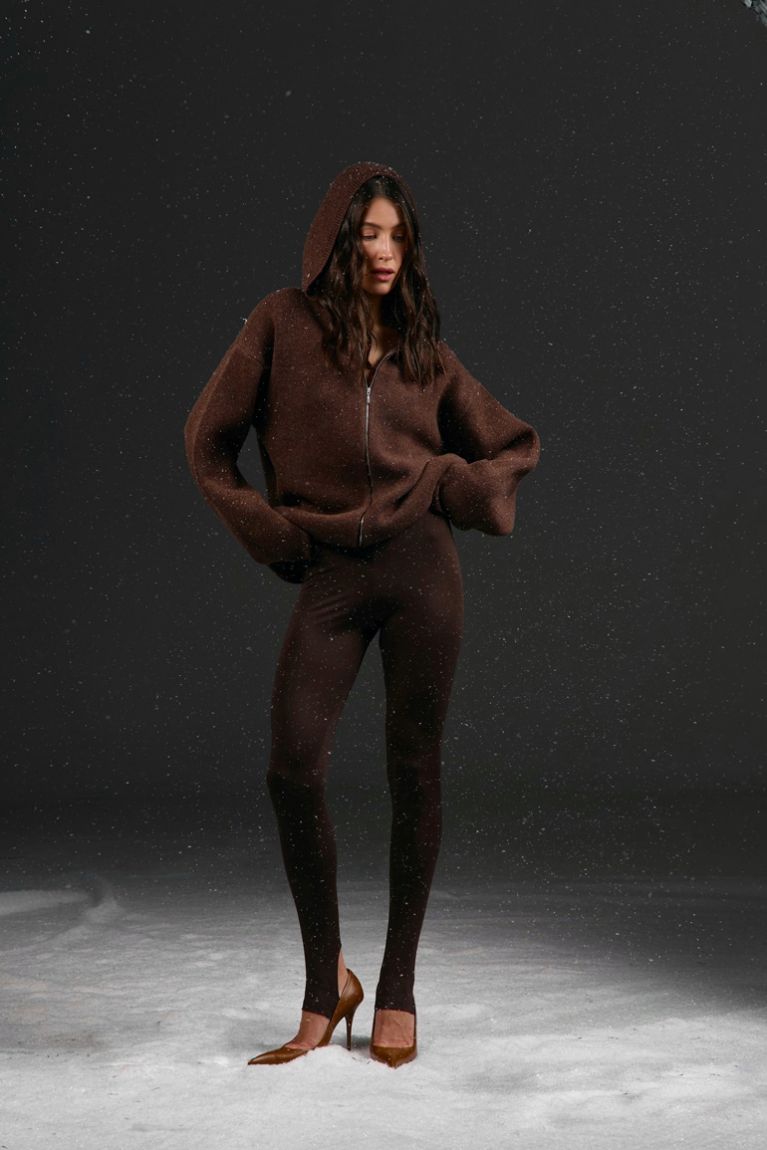 Кардиган в'язаний oversize шоколад