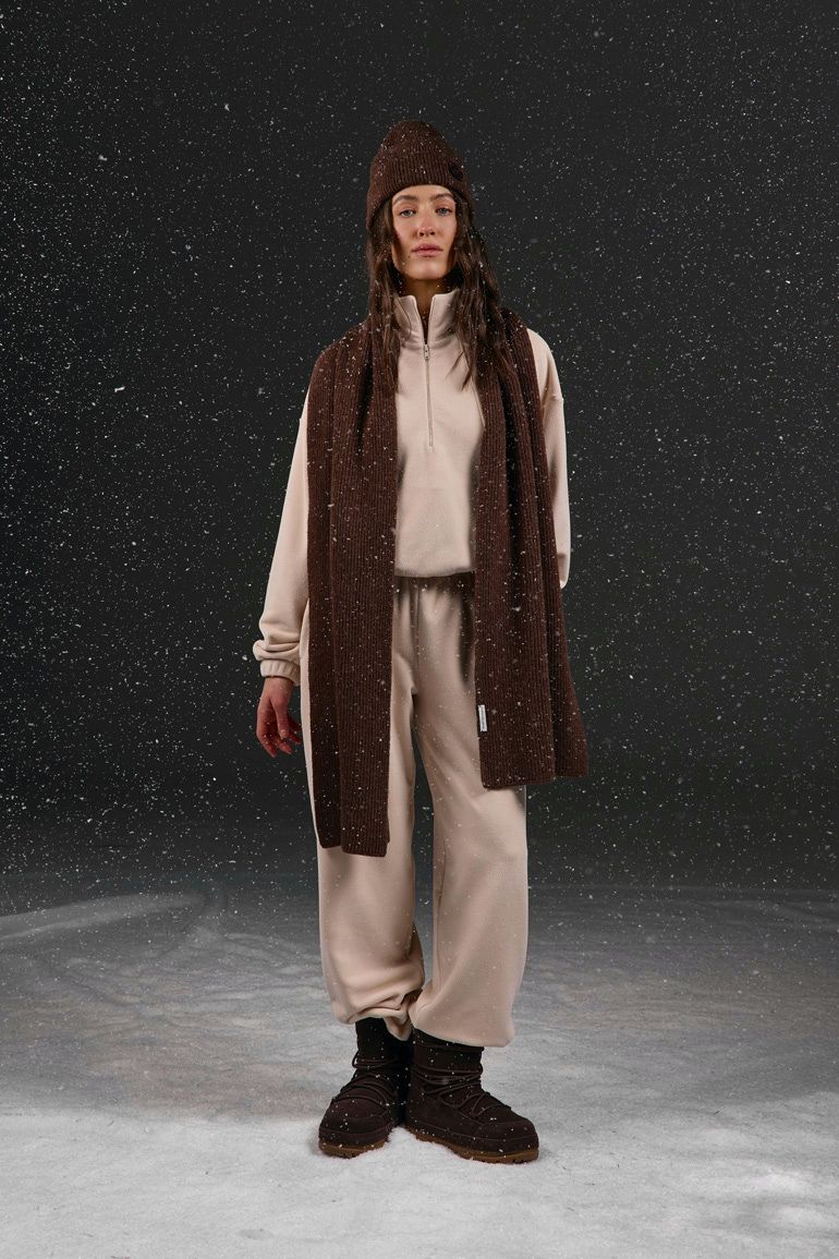 Штани double fleece екрю