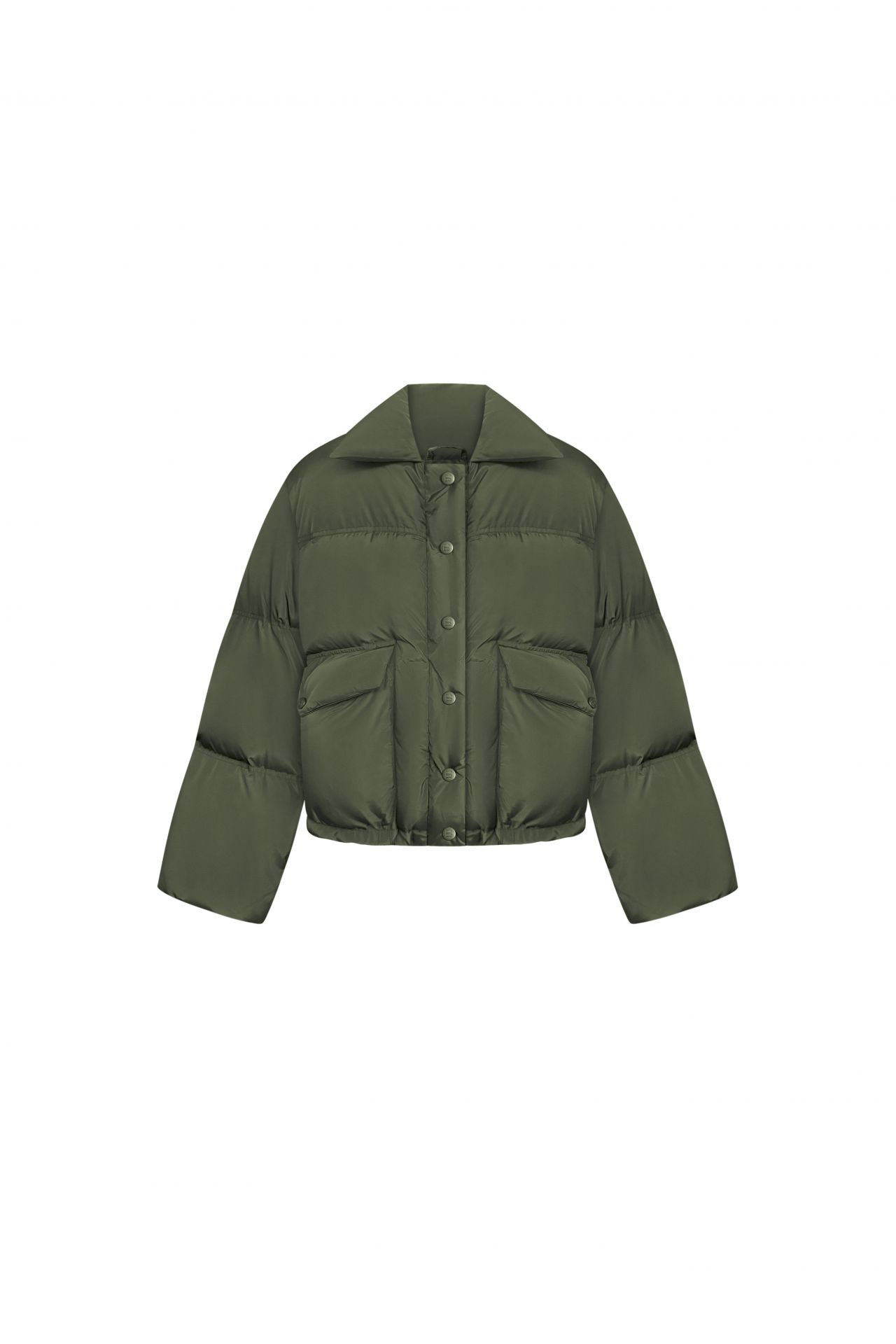 Куртка дута світлий хакі