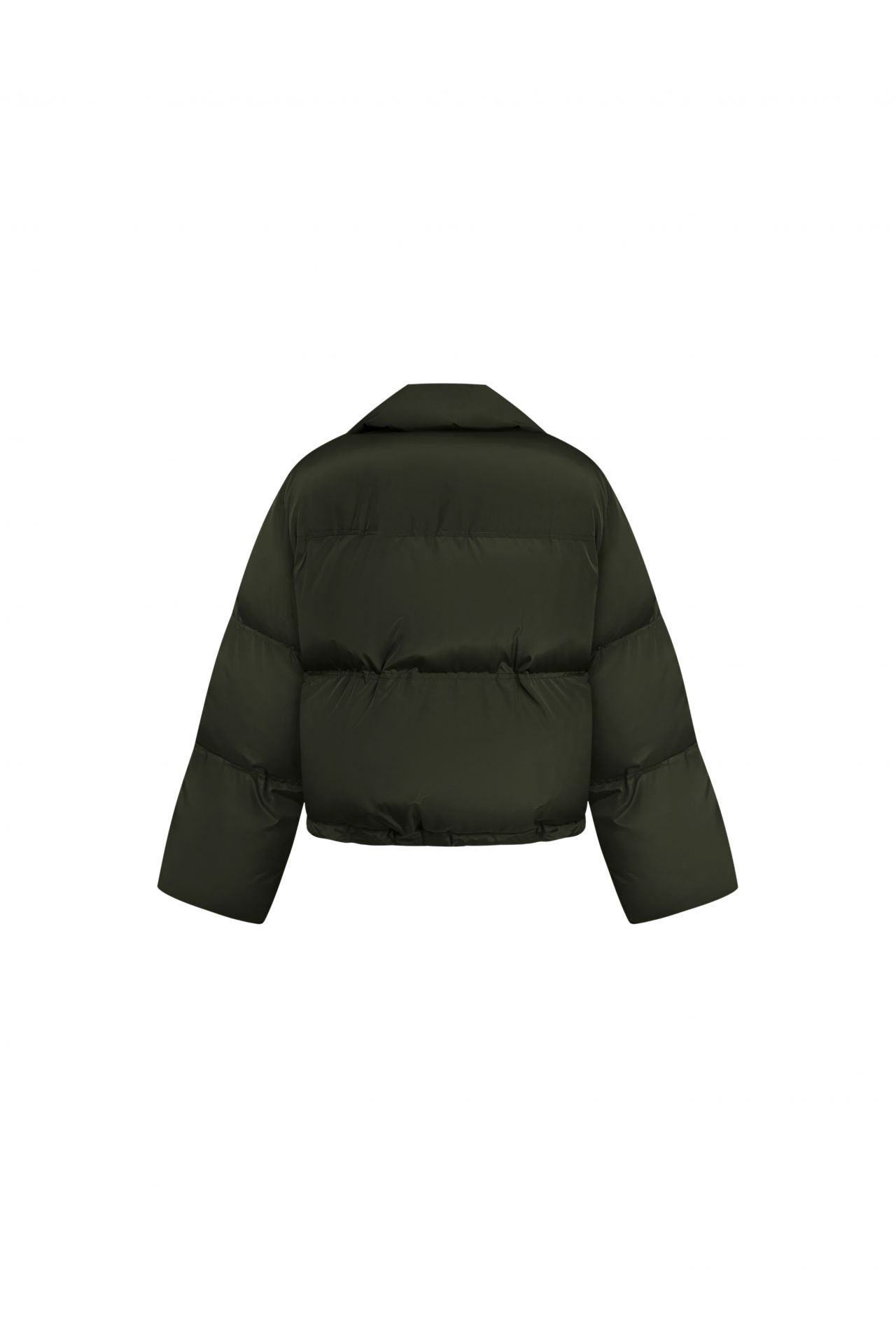 Куртка дута темний хакі