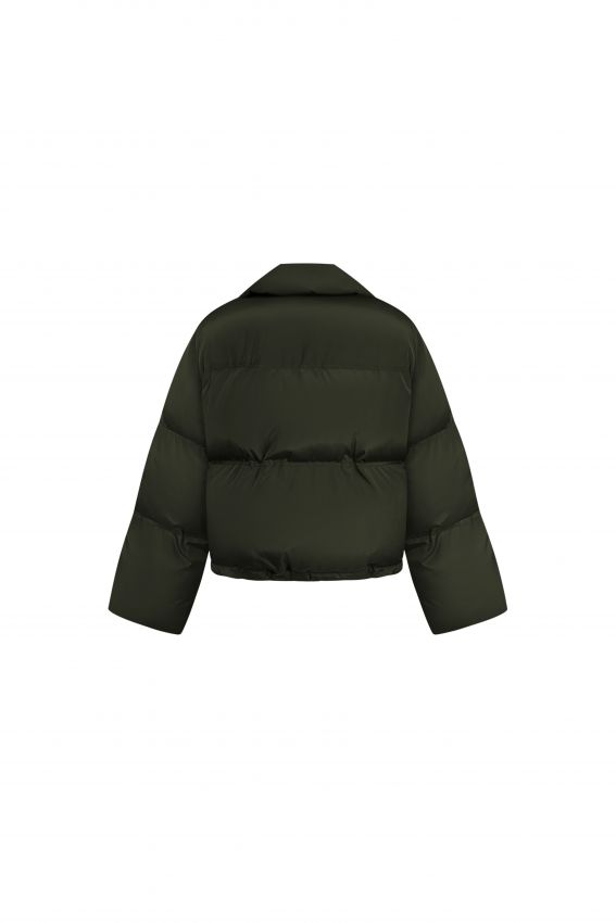 Куртка дута темний хакі