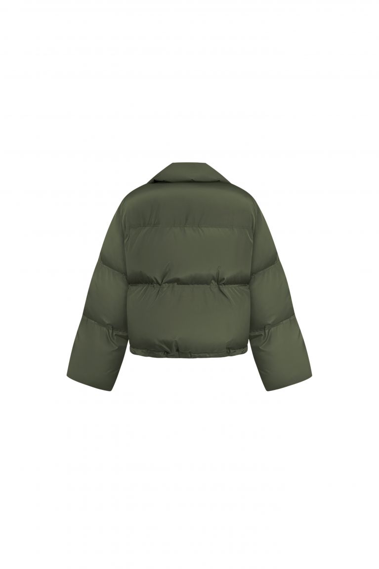 Куртка дута світлий хакі