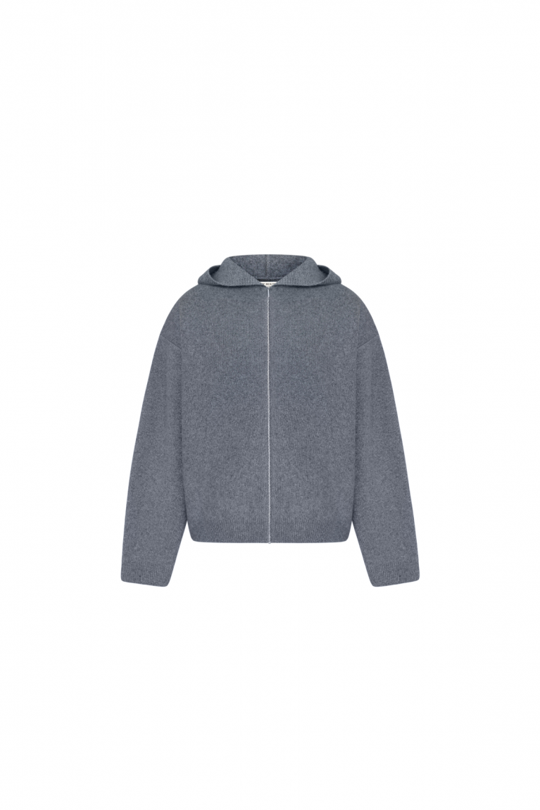 Кардиган в'язаний oversize сірий