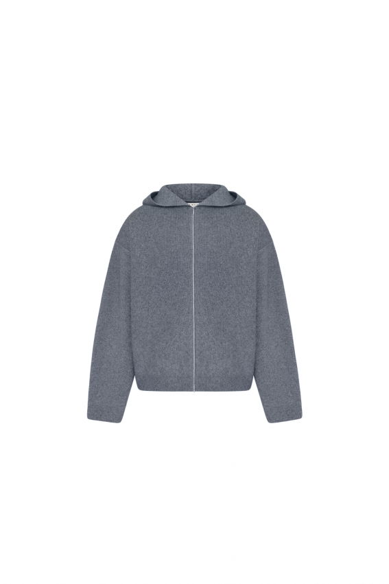 Кардиган в'язаний oversize сірий