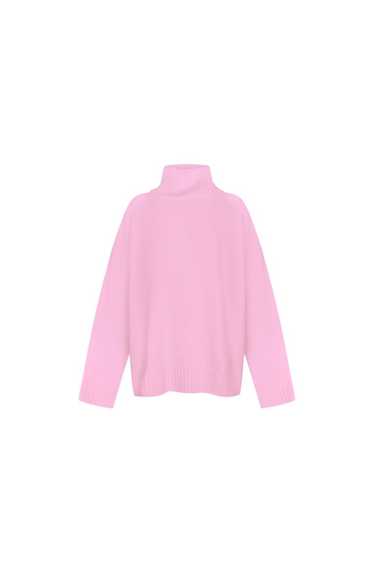 Светр вовна світло-рожевий