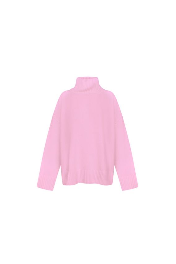 Светр вовна світло-рожевий