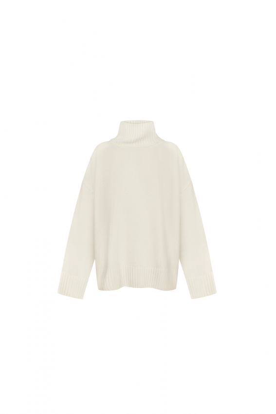 Светр вовна молочний