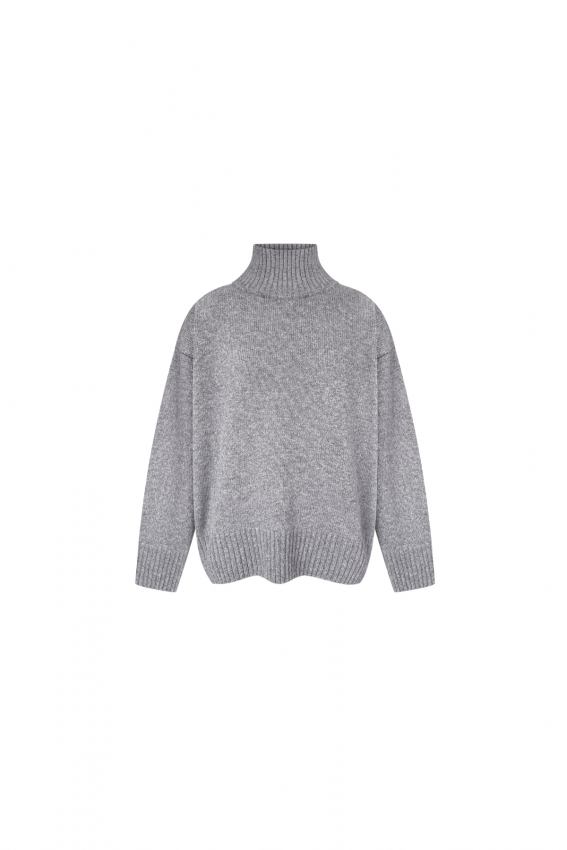 Светр вовна сірий