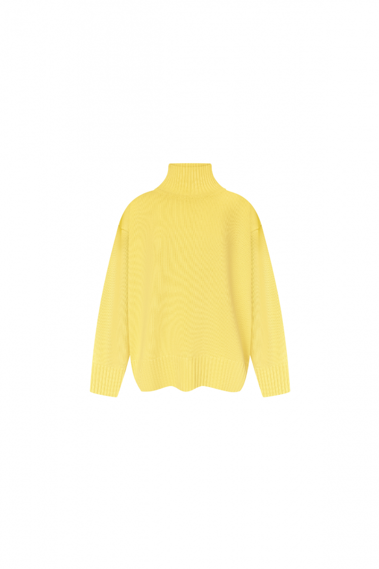 Светр вовна жовтий